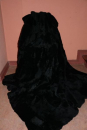 Lammfelldecke Black Diamond geschoren 200x160cm